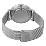 Buy Shop Emporio Armani Gianni T Bar Mother of Pearl Dial Silver Steel Strap Watch For Women - AR1955 USA Online