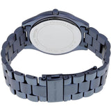 Buy Shop Michael Kors Runway Quartz Blue Dial Blue Steel Strap Watch For Women - MK3419 USA Online