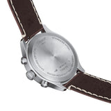 Buy Shop Tissot PR 100 Chronograph Silver Dial Brown Leather Strap Watch for Men - T101.417.16.031.00 USA Online