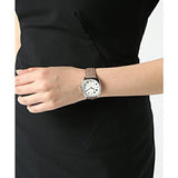 Buy Shop Marc Jacobs Mandy Silver Dial Brown Leather Strap Watch for Women - MJ1563 USA Online