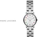 Buy Shop Marc Jacobs Baker Dexter White Dial Silver Steel Strap Watch for Women - MBM3423 USA Online