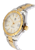 Buy Shop Tag Heuer Aquaracer Quartz White Dial Two Tone Steel Strap Watch for Men - WAY1120.BB0930 USA Online