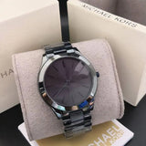 Buy Shop Michael Kors Runway Quartz Blue Dial Blue Steel Strap Watch For Women - MK3419 USA Online