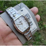 Buy Shop Fossil Wallace Designer Silver Dial Silver Steel Strap Watch for Women - ES3057 USA Online