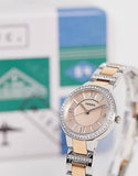 Buy Shop Fossil Virginia Rose Gold Dial Two Tone Steel Strap Watch for Women - ES3405 USA Online