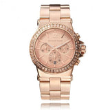 Buy Shop Michael Kors Dylan Rose Gold Dial Rose Gold Steel Strap Watch for Women - MK5412 USA Online