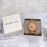 Buy Shop Michael Kors Ritz Chronograph Rose Dial Two Tone Steel Strap Watch for Women - MK6475 USA Online