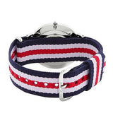 Buy Shop Daniel Wellington Classic Canterbury White Dial Two Tone Nylon Strap Watch For Men - DW00100016 USA Online