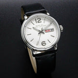 Buy Shop Marc Jacobs Fergus White Dial Black Leather Strap Watch for Men - MBM5076 USA Online