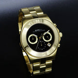 Buy Shop Marc Jacobs Blade Chronograph Black Dial Gold Steel Strap Watch for Women - MBM3309 USA Online
