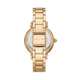 Buy Shop Michael Kors Abbey Three-Hand Analog White Dial Gold Steel Strap Watch for Women - MK4615 USA Online