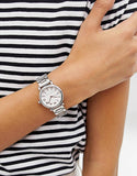 Marc Jacobs Roxy White Dial Silver Stainless Steel Strap Watch for Women - MJ3568