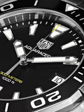 Buy Shop Tag Heuer Aquaracer Black Dial Silver Steel Strap Watch for Men - WAY111A.BA0928 USA Online