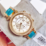 Buy Shop Michael Kors Parker Gold Dial Two Tone Steel Strap Watch for Women - MK6364 USA Online