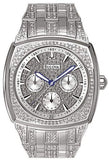 Bulova Crystal Collection Phantom Silver Dial Silver Steel Strap Watch for Men - 96C002