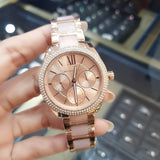 Buy Shop Michael Kors Janelle Multifunction Rose Gold Two Tone Steel Strap Watch For Women - MK7132 USA Online
