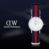 Buy Shop Daniel Wellington Classy Oxford White Dial Two Tone Nylon Strap Watch For Women - DW00100072 USA Online