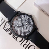 Buy Shop Emporio Armani Luigi Quartz White Dial Black Rubber Strap Watch For Men - AR11136 USA Online