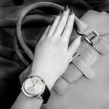 Buy Shop Calvin Klein Minimal Silver Dial Brown Leather Strap Watch for Men - K3M221G6 USA Online