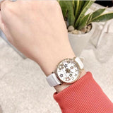 Buy Shop Marc Jacobs Roxy White Dial White Leather Strap Watch for Women - MJ1607 USA Online