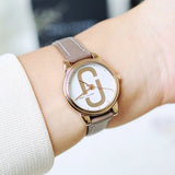 Buy Shop Marc Jacobs Corie White Dial Brown Leather Strap Watch for Women - MJ1581 USA Online
