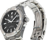 Buy Shop Tag Heuer Aquaracer Automatic Black Dial Silver Steel Strap Watch for Men - WAY2110.BA0928 USA Online