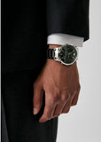 Buy Shop Emporio Armani Renato Chronograph Green Dial Silver Steel Strap Watch For Men - AR11507 USA Online