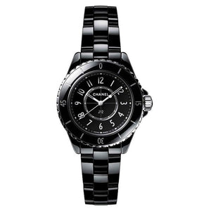 Buy Shop Chanel J12 Quartz Black Dial Black Steel Strap Watch for Women - J12 H5695 USA Online