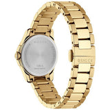 Gucci G Timeless Gold Dial Gold Steel Strap Watch For Women - YA126553