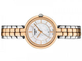 Tissot T Lady Flamingo Lady Mother of Pearl Dial Two Tone Steel Strap Watch For Women - T094.210.22.111.00