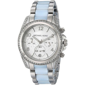 Buy Shop Michael Kors Blair Silver Dial Two Tone Steel Strap Watch for Women - MK6137 USA Online