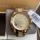 Buy Shop Michael Kors Bradshaw Gold Dial Gold Steel Strap Watch for Women - MK5722 USA Online
