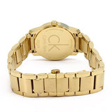 Buy Shop Calvin Klein City White Dial Gold Steel Strap Watch for Women - K2G23546 USA Online