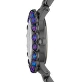 Buy Shop Marc Jacobs Amy Purple Dial Black Steel Strap Watch for Women - MBM3224 USA Online