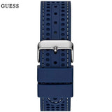 Buy Shop Guess Fleet Chronograph Black Dial Blue Rubber Strap Watch for Men - W0971G2 USA Online