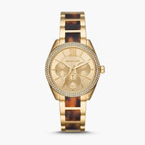 Buy Shop Michael Kors Janelle Chronograph Gold Dial Two Tone Steel Strap Watch For Women - MK7133 USA Online