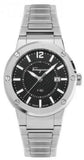 Salvatore Ferragamo 1927 Chrono Black Dial Silver Steel Strap Watch for Men - SFHY02925