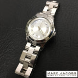 Buy Shop Marc Jacobs Baby Dave Silver Dial Silver Steel Strap Watch for Women - MBM3234 USA Online