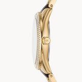 Buy Shop Michael Kors Janelle Chronograph Gold Dial Two Tone Steel Strap Watch For Women - MK7133 USA Online