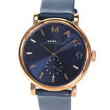Buy Shop Marc Jacobs Baker Navy Blue Dial Navy Blue Leather Strap Watch for Women - MBM1329 USA Online