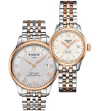 Buy Shop Tissot Le Locle Automatic Small Lady Silver Dial Two Tone Steel Strap Watch For Women - T41.2.183.33 USA Online