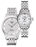 Buy Shop Tissot Le Locle Small Lady Automatic Silver Dial Silver Steel Strap Watch For Women - T41.1.183.34 USA Online