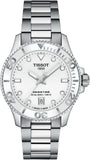 Tissot Seastar 1000 Lady White Dial Silver Steel Strap Unisex Watch - T120.210.11.011.00