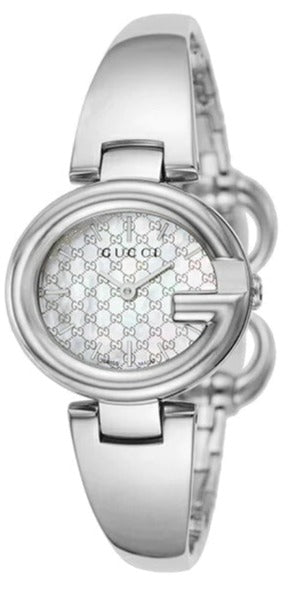 Buy Shop Gucci Guccissima Quartz Silver Dial Silver Steel Strap Watch For Women - YA134511 USA Online