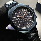 Buy Shop Maserati Stile Chronograph Blue Dial Blue Steel Strap Watch For Men - R8873642008 USA Online