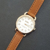 Coach Delancey Cream Dial Brown Leather Strap Watch For Women - 14502751