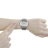 Buy Shop Marc Jacobs Amy White Dial Silver Steel Strap Watch for Women - MBM3054 USA Online