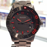 Buy Shop Gucci G Timeless Sport Black Dial Black Steel Strap Watch For Men - YA126230 USA Online