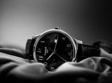 Buy Shop Tissot T Classic Tradition Black Dial Black Leather Strap Watch For Men - T063.610.16.052.00 USA Online