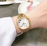 Buy Shop Marc Jacobs Mandy White Dial Rose Gold Steel Strap Watch for Women - MJ3574 USA Online